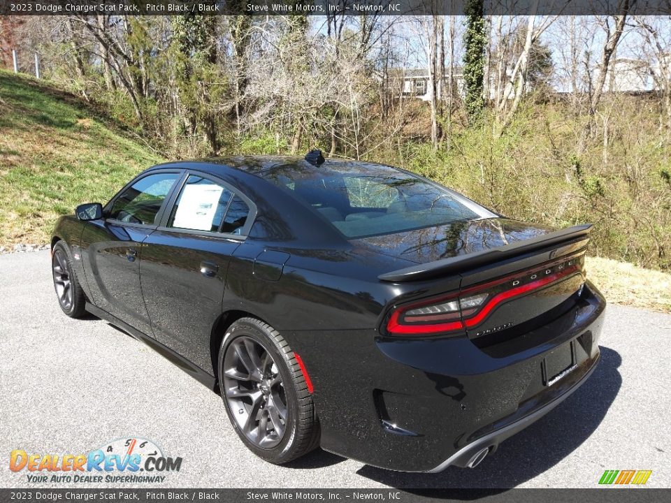 2023 Dodge Charger Scat Pack Pitch Black / Black Photo #8