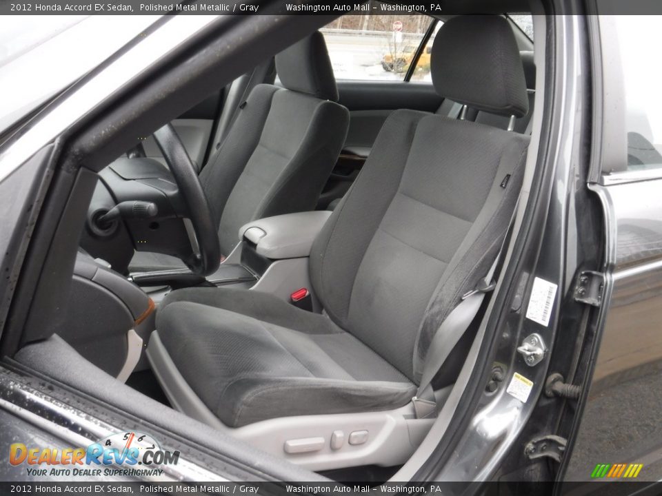 2012 Honda Accord EX Sedan Polished Metal Metallic / Gray Photo #19