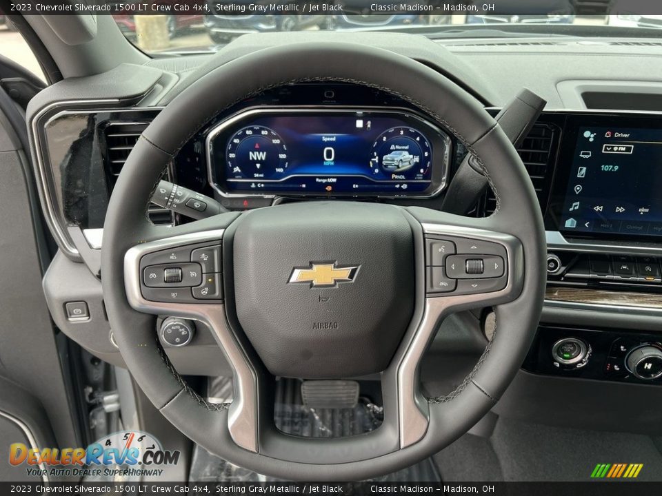 2023 Chevrolet Silverado 1500 LT Crew Cab 4x4 Sterling Gray Metallic / Jet Black Photo #9