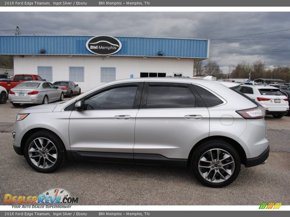 2016 Ford Edge Titanium Ingot Silver / Ebony Photo #2