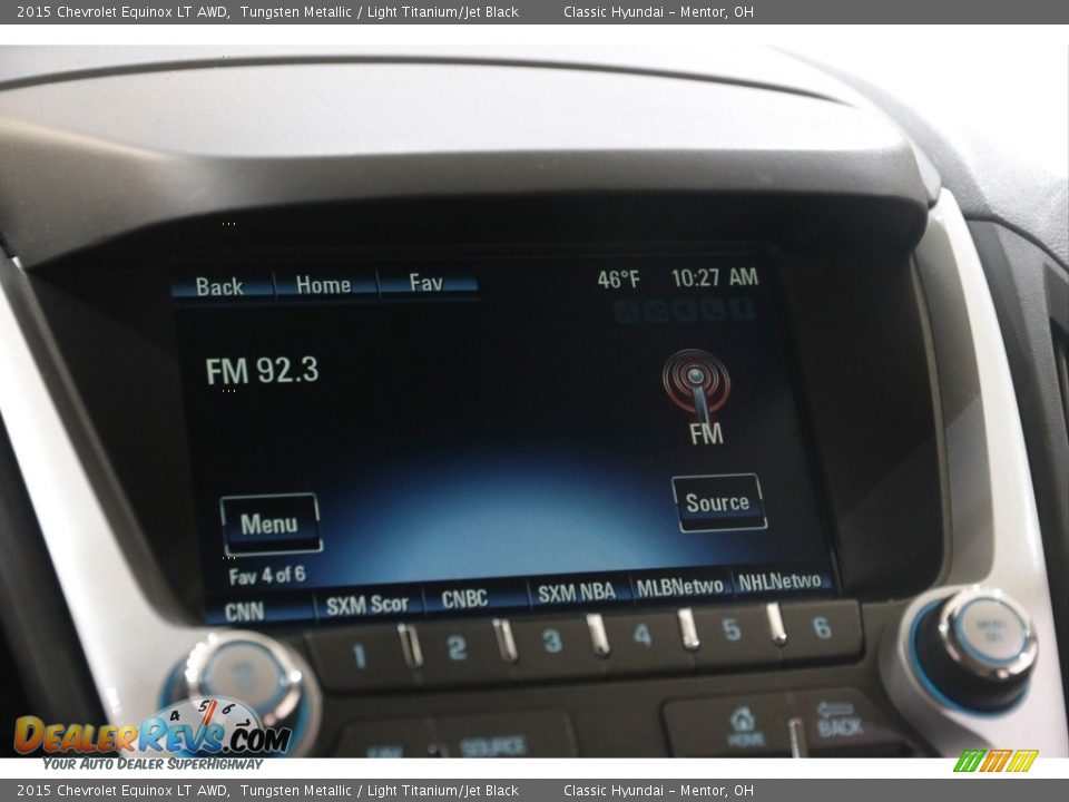 2015 Chevrolet Equinox LT AWD Tungsten Metallic / Light Titanium/Jet Black Photo #10