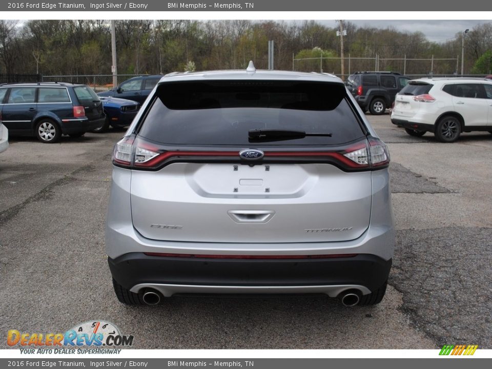 2016 Ford Edge Titanium Ingot Silver / Ebony Photo #4