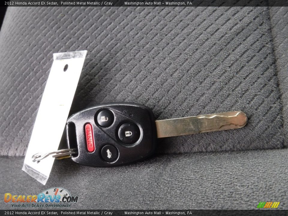 2012 Honda Accord EX Sedan Polished Metal Metallic / Gray Photo #29