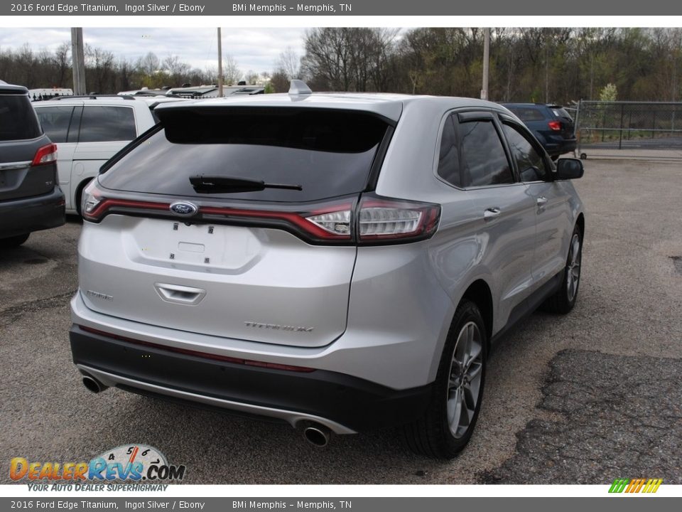 2016 Ford Edge Titanium Ingot Silver / Ebony Photo #5