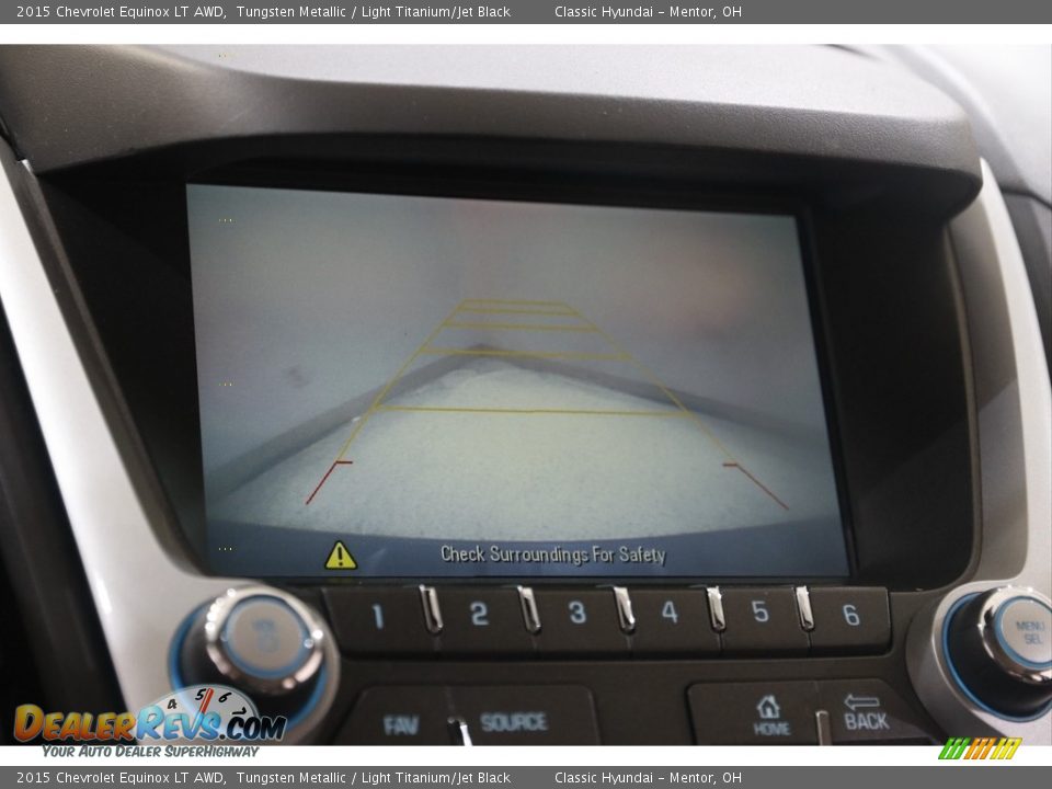 2015 Chevrolet Equinox LT AWD Tungsten Metallic / Light Titanium/Jet Black Photo #12