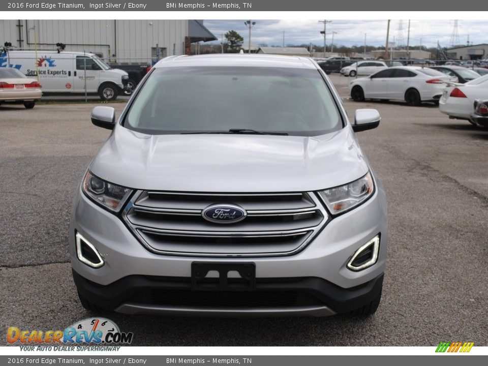 2016 Ford Edge Titanium Ingot Silver / Ebony Photo #8