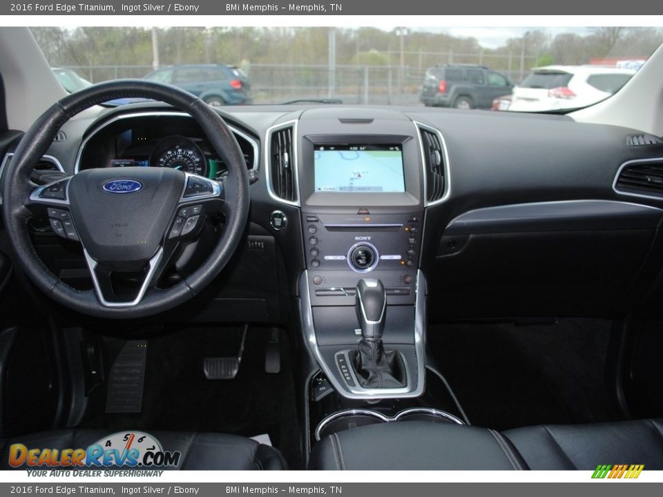 2016 Ford Edge Titanium Ingot Silver / Ebony Photo #9