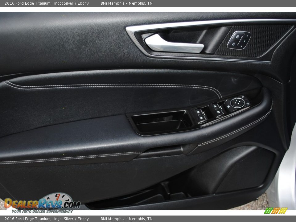 2016 Ford Edge Titanium Ingot Silver / Ebony Photo #10