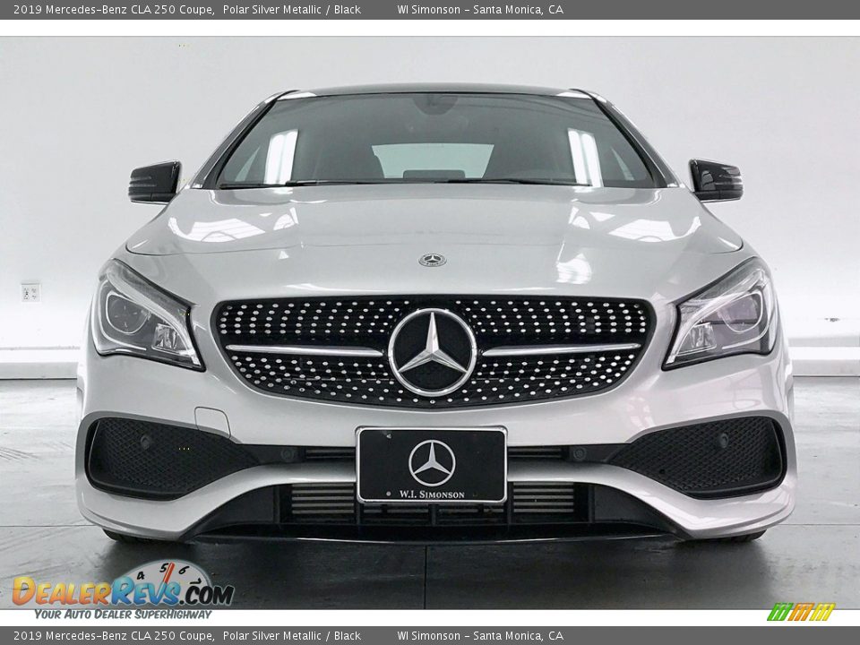 2019 Mercedes-Benz CLA 250 Coupe Polar Silver Metallic / Black Photo #2