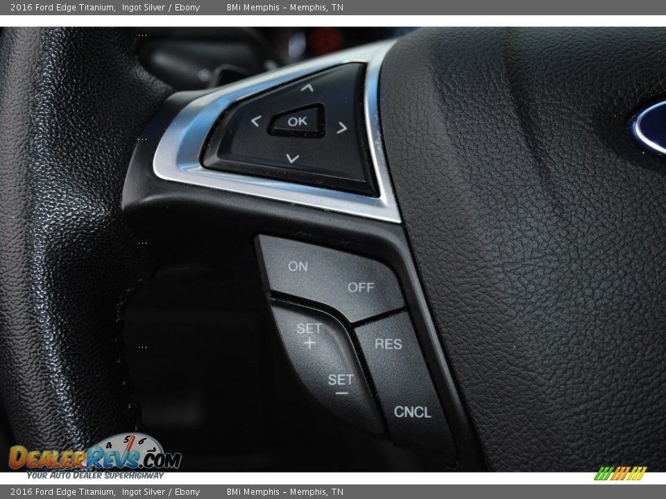 2016 Ford Edge Titanium Ingot Silver / Ebony Photo #13