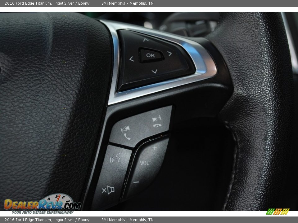 2016 Ford Edge Titanium Ingot Silver / Ebony Photo #14