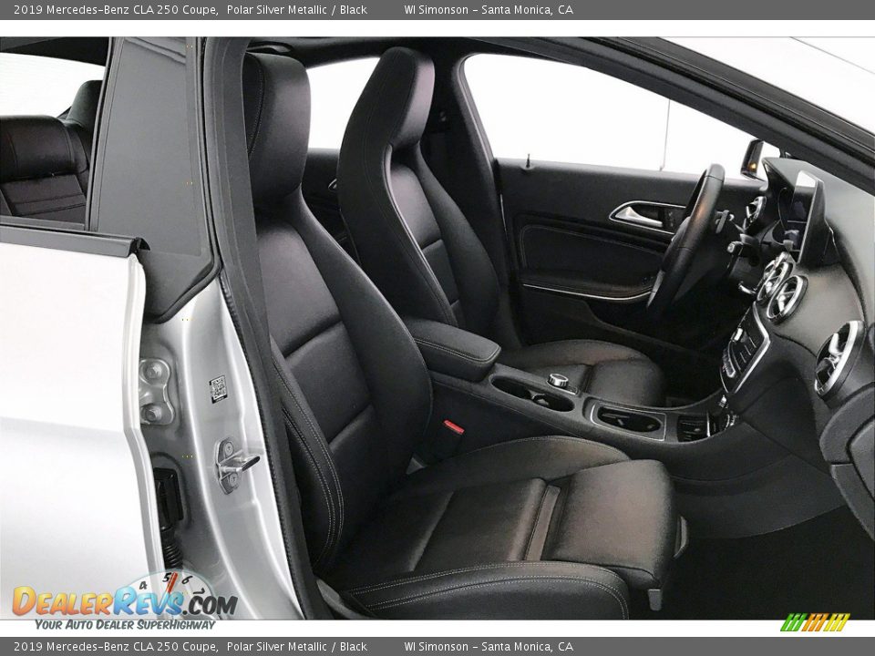 2019 Mercedes-Benz CLA 250 Coupe Polar Silver Metallic / Black Photo #6