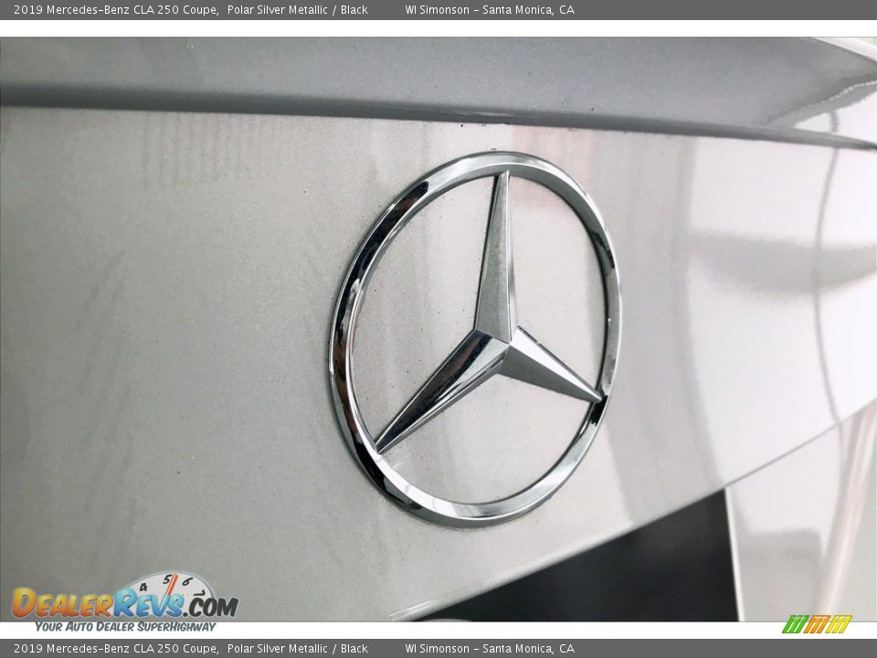 2019 Mercedes-Benz CLA 250 Coupe Polar Silver Metallic / Black Photo #7