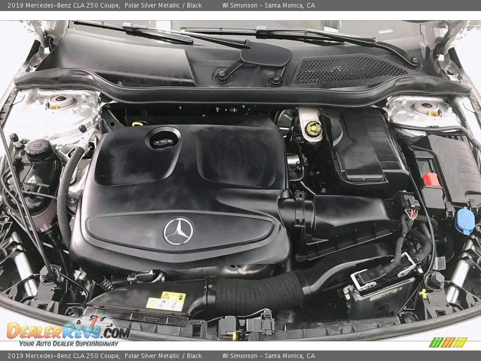 2019 Mercedes-Benz CLA 250 Coupe Polar Silver Metallic / Black Photo #9