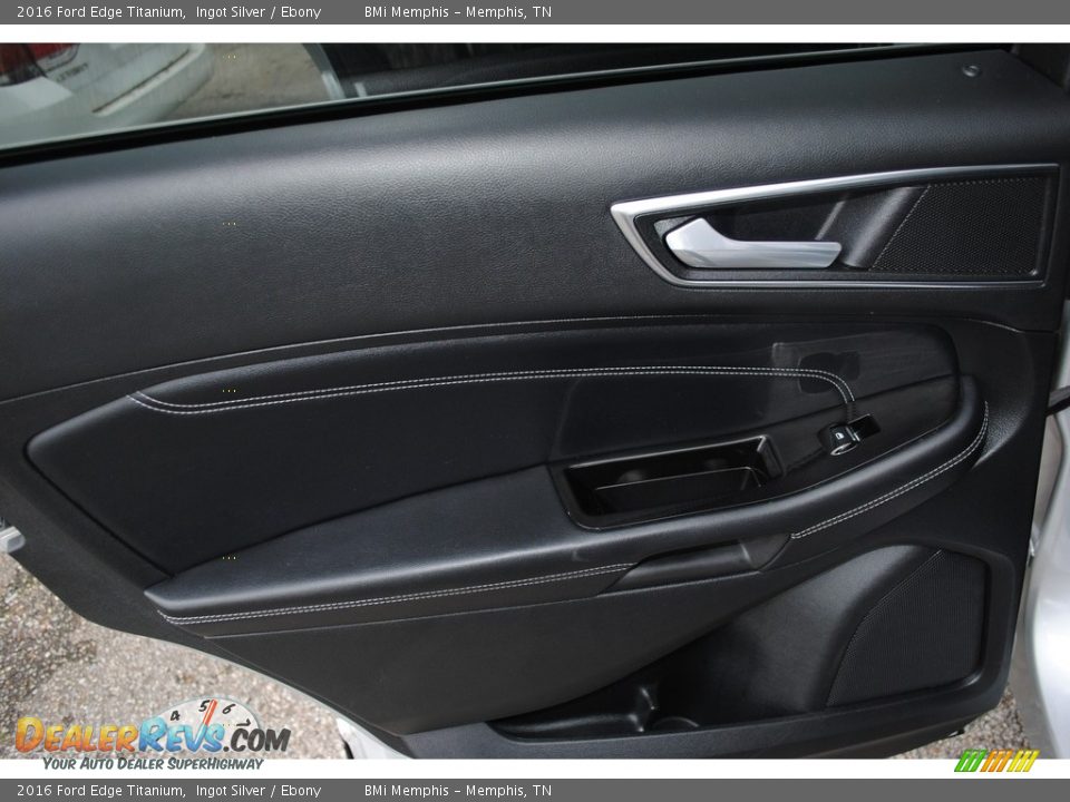 2016 Ford Edge Titanium Ingot Silver / Ebony Photo #20