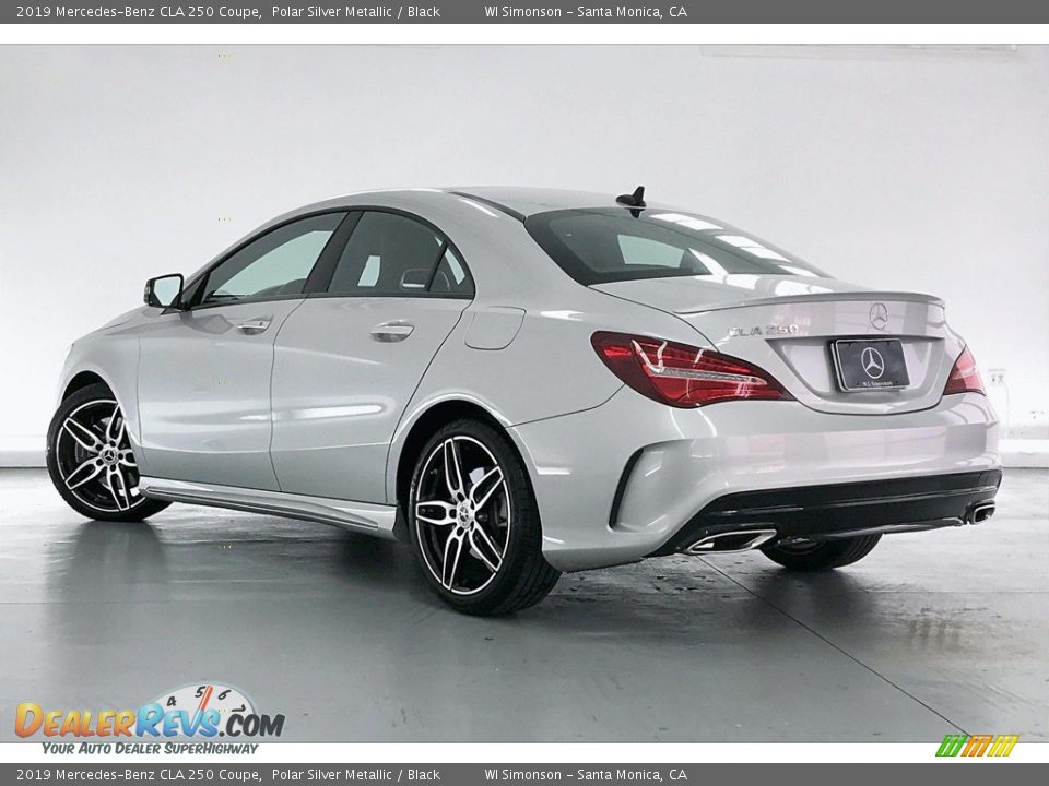2019 Mercedes-Benz CLA 250 Coupe Polar Silver Metallic / Black Photo #10