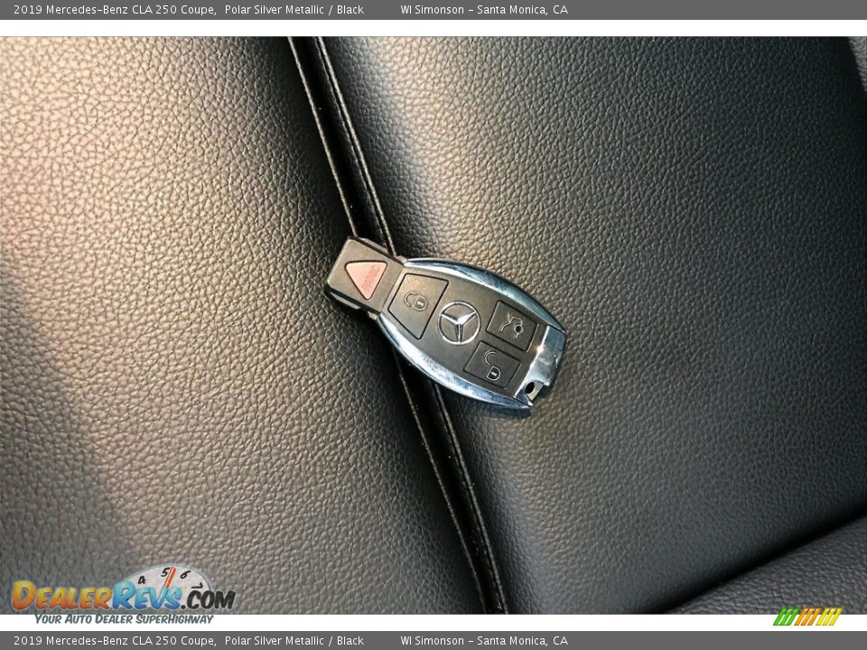 2019 Mercedes-Benz CLA 250 Coupe Polar Silver Metallic / Black Photo #11