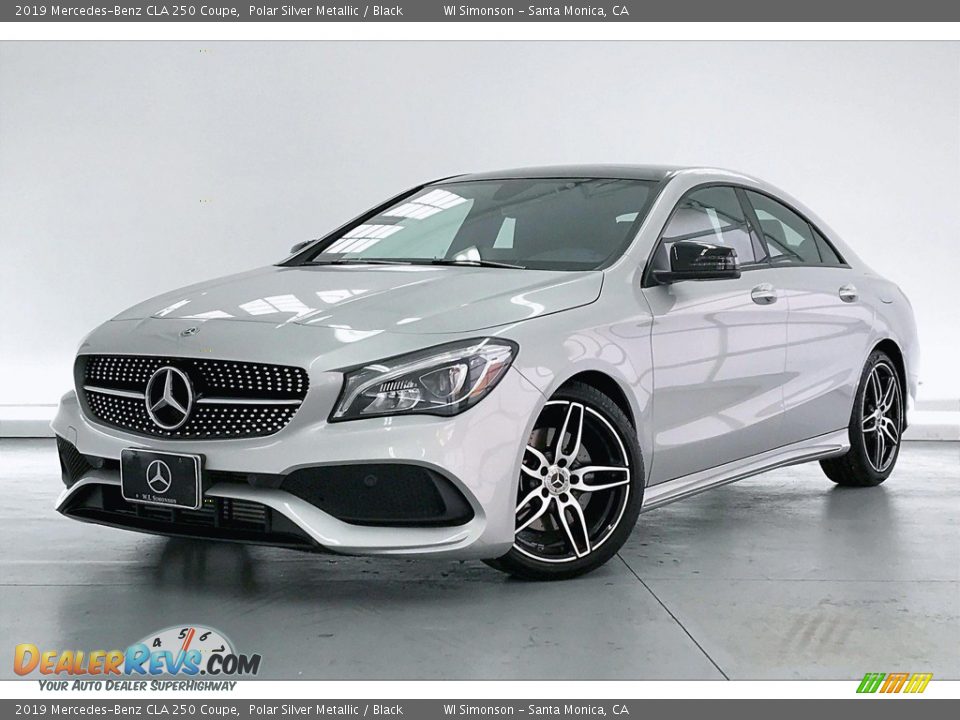 2019 Mercedes-Benz CLA 250 Coupe Polar Silver Metallic / Black Photo #12