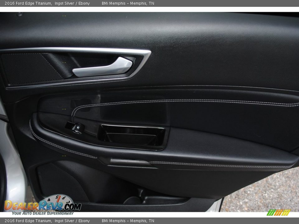 2016 Ford Edge Titanium Ingot Silver / Ebony Photo #23