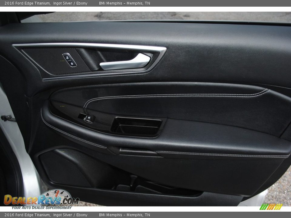 2016 Ford Edge Titanium Ingot Silver / Ebony Photo #25