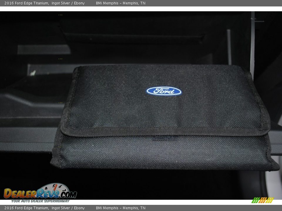 2016 Ford Edge Titanium Ingot Silver / Ebony Photo #27