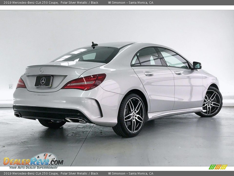 2019 Mercedes-Benz CLA 250 Coupe Polar Silver Metallic / Black Photo #16