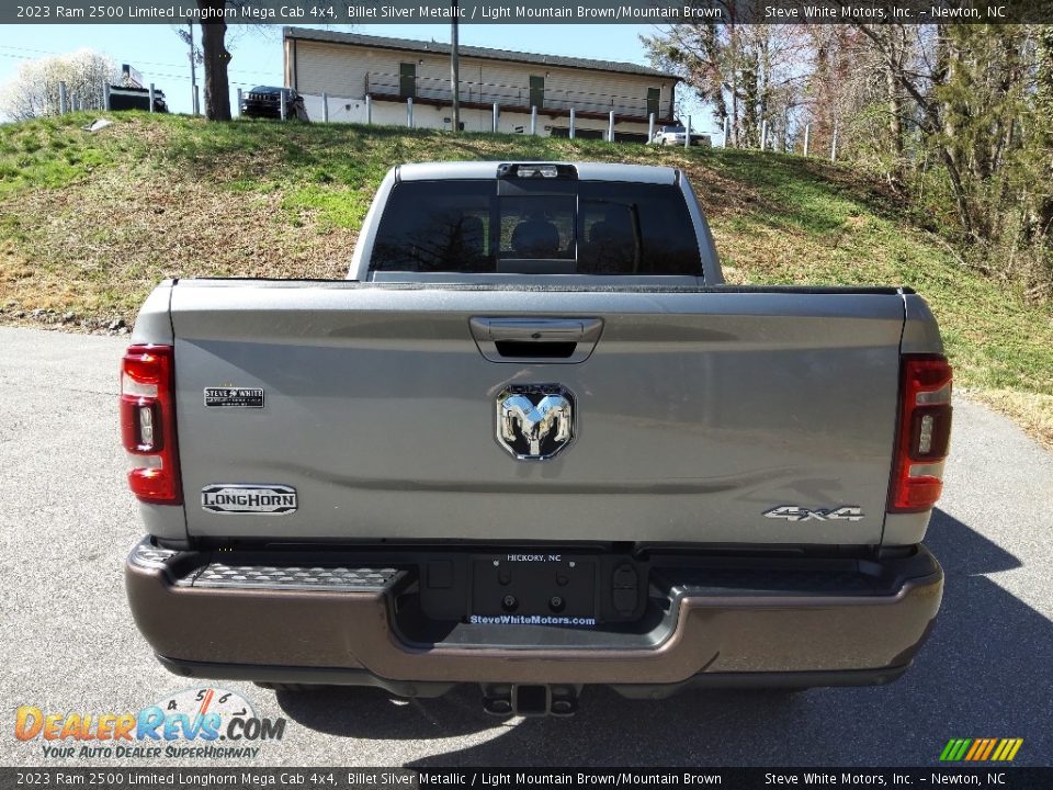 2023 Ram 2500 Limited Longhorn Mega Cab 4x4 Billet Silver Metallic / Light Mountain Brown/Mountain Brown Photo #7