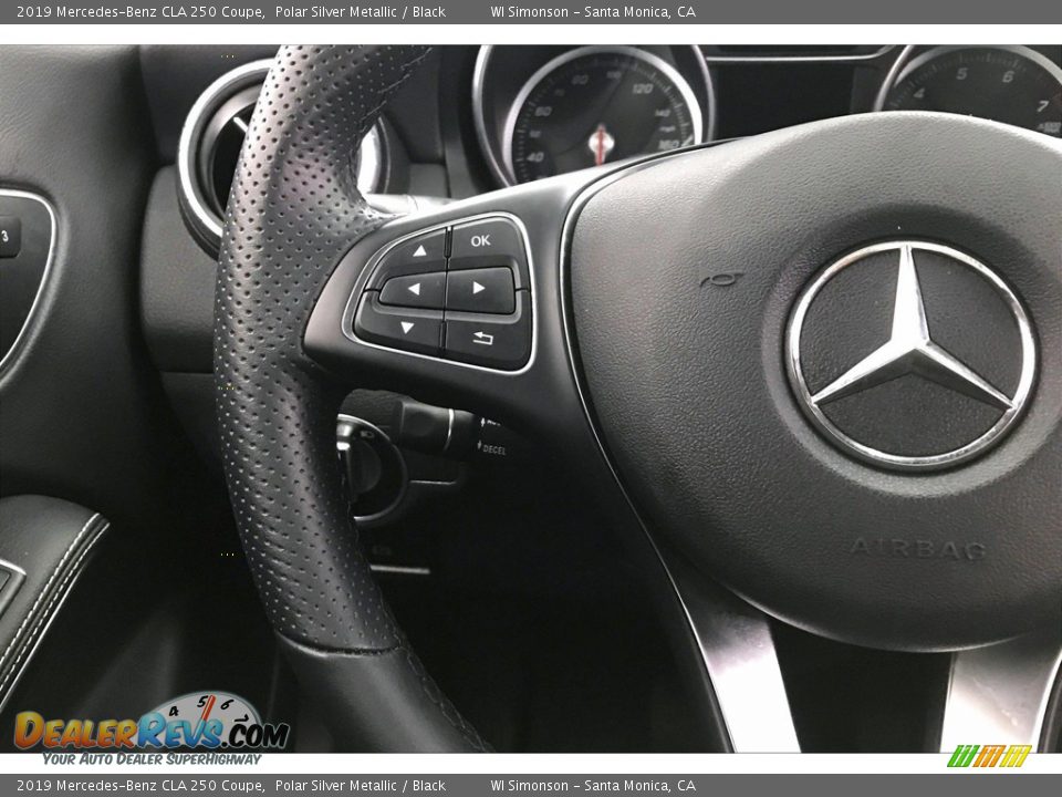2019 Mercedes-Benz CLA 250 Coupe Polar Silver Metallic / Black Photo #18