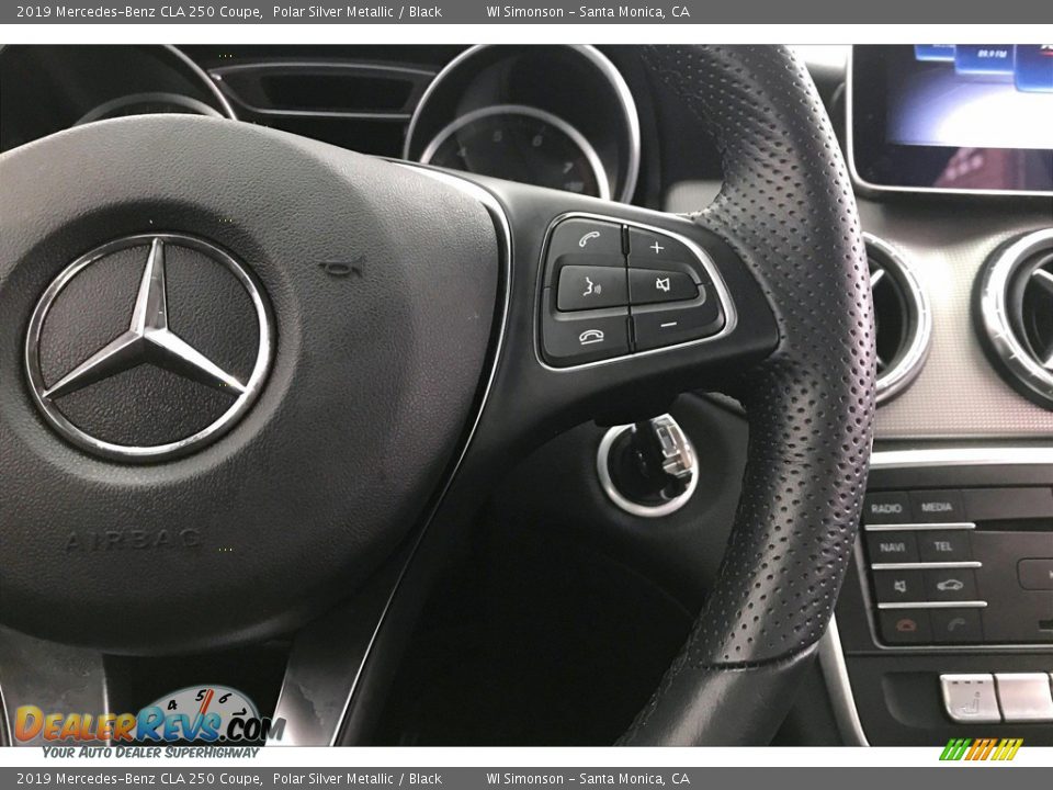 2019 Mercedes-Benz CLA 250 Coupe Polar Silver Metallic / Black Photo #19