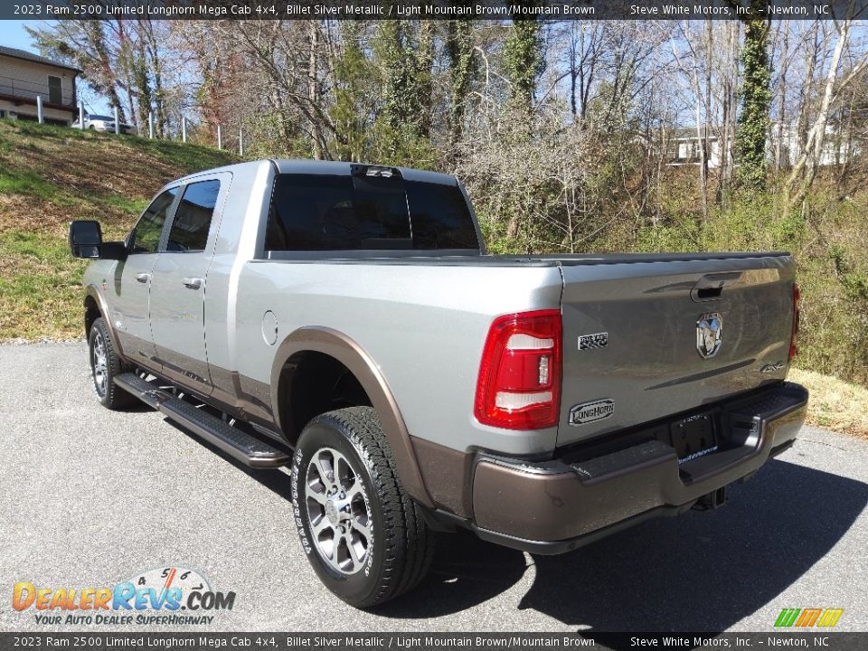 2023 Ram 2500 Limited Longhorn Mega Cab 4x4 Billet Silver Metallic / Light Mountain Brown/Mountain Brown Photo #9