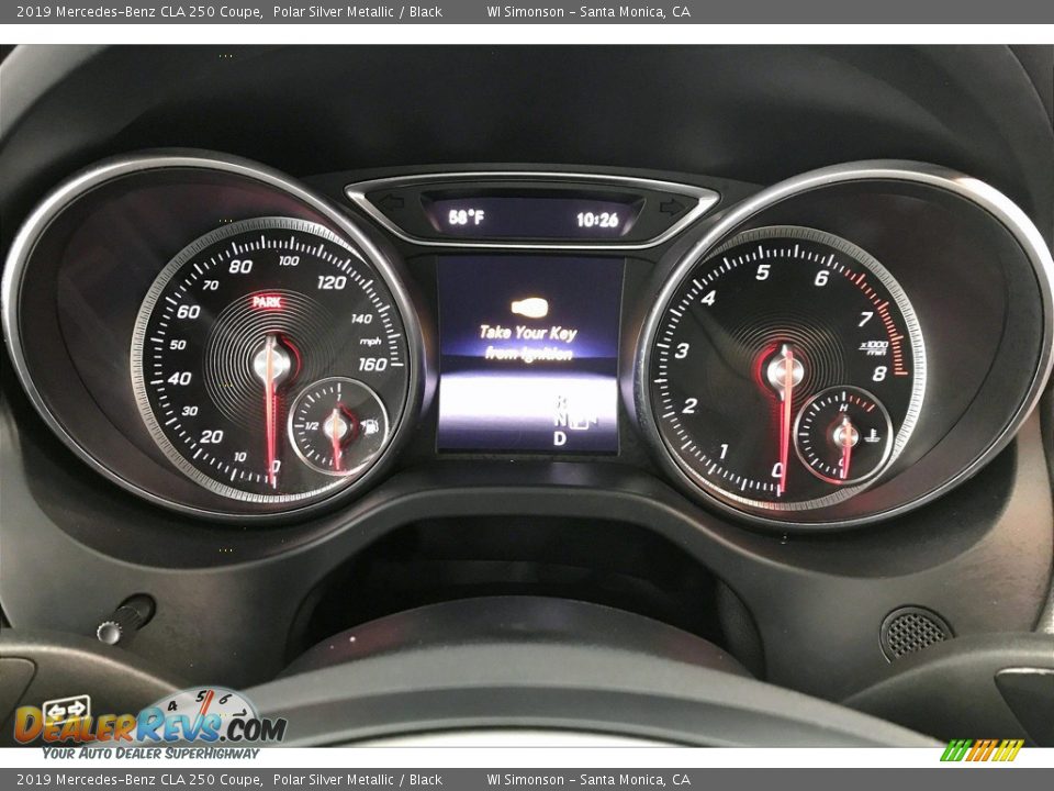 2019 Mercedes-Benz CLA 250 Coupe Polar Silver Metallic / Black Photo #20