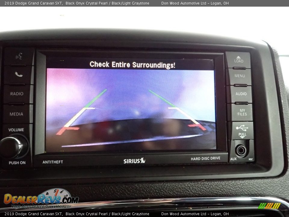 2019 Dodge Grand Caravan SXT Black Onyx Crystal Pearl / Black/Light Graystone Photo #3