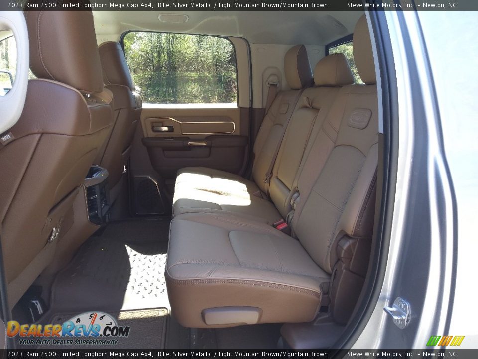 Rear Seat of 2023 Ram 2500 Limited Longhorn Mega Cab 4x4 Photo #14