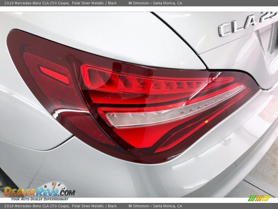 2019 Mercedes-Benz CLA 250 Coupe Polar Silver Metallic / Black Photo #26
