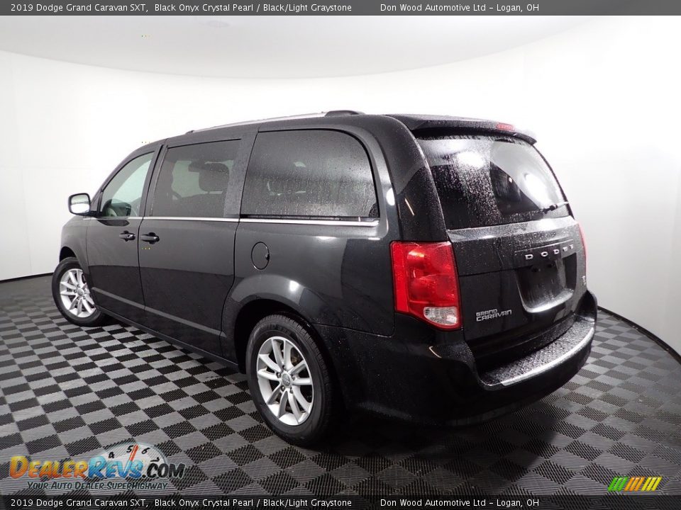 2019 Dodge Grand Caravan SXT Black Onyx Crystal Pearl / Black/Light Graystone Photo #6