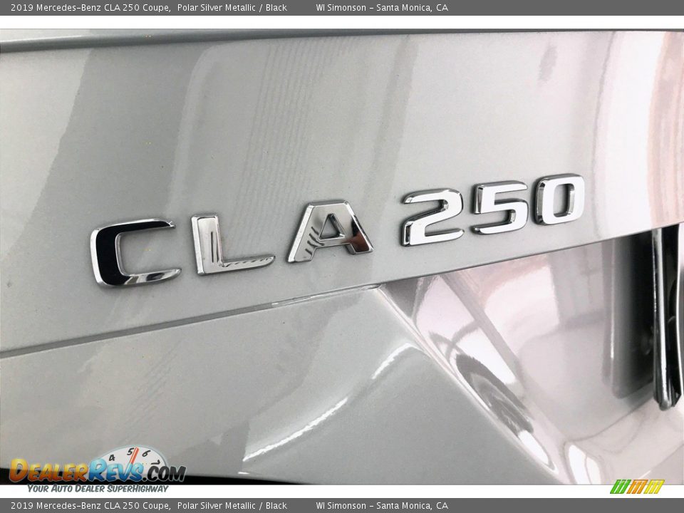 2019 Mercedes-Benz CLA 250 Coupe Polar Silver Metallic / Black Photo #27