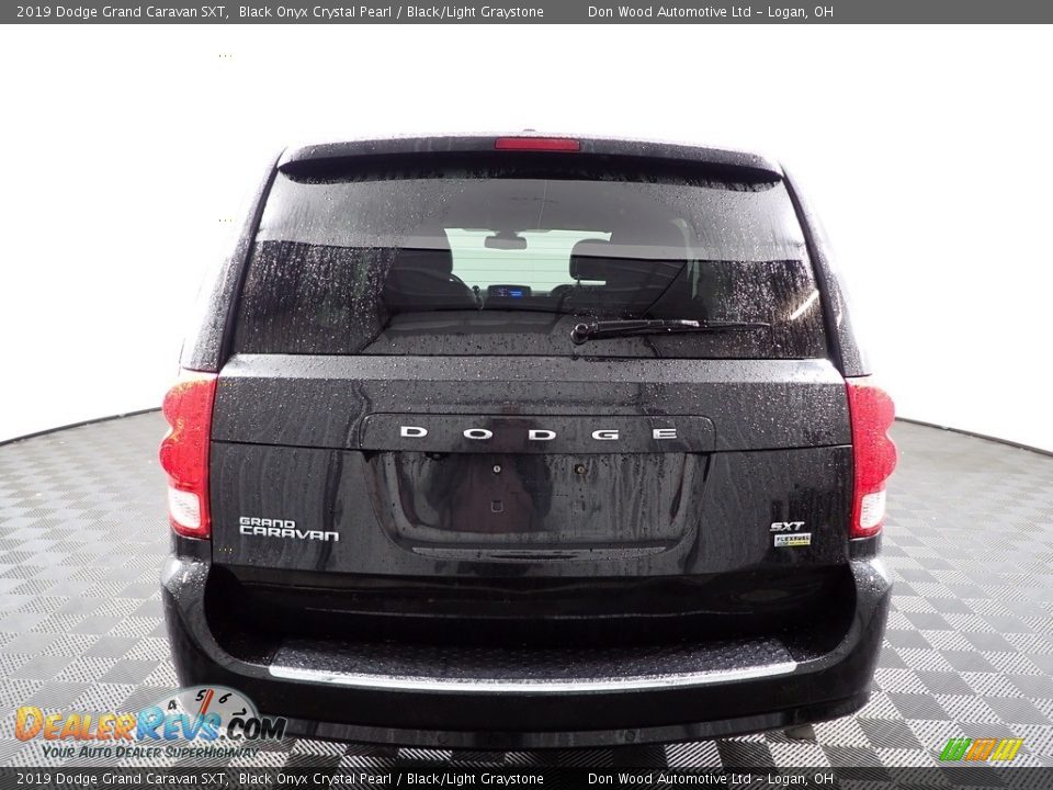 2019 Dodge Grand Caravan SXT Black Onyx Crystal Pearl / Black/Light Graystone Photo #7