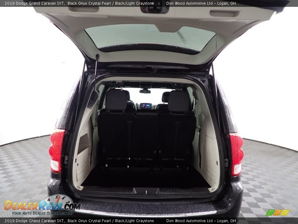 2019 Dodge Grand Caravan SXT Black Onyx Crystal Pearl / Black/Light Graystone Photo #8