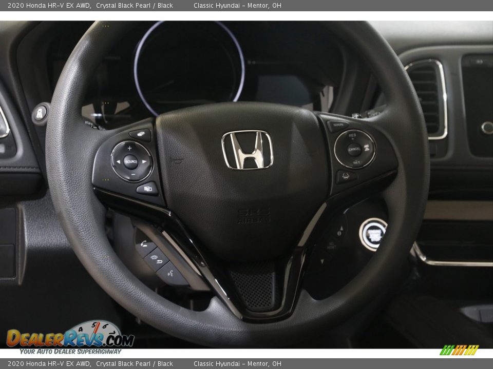 2020 Honda HR-V EX AWD Crystal Black Pearl / Black Photo #7