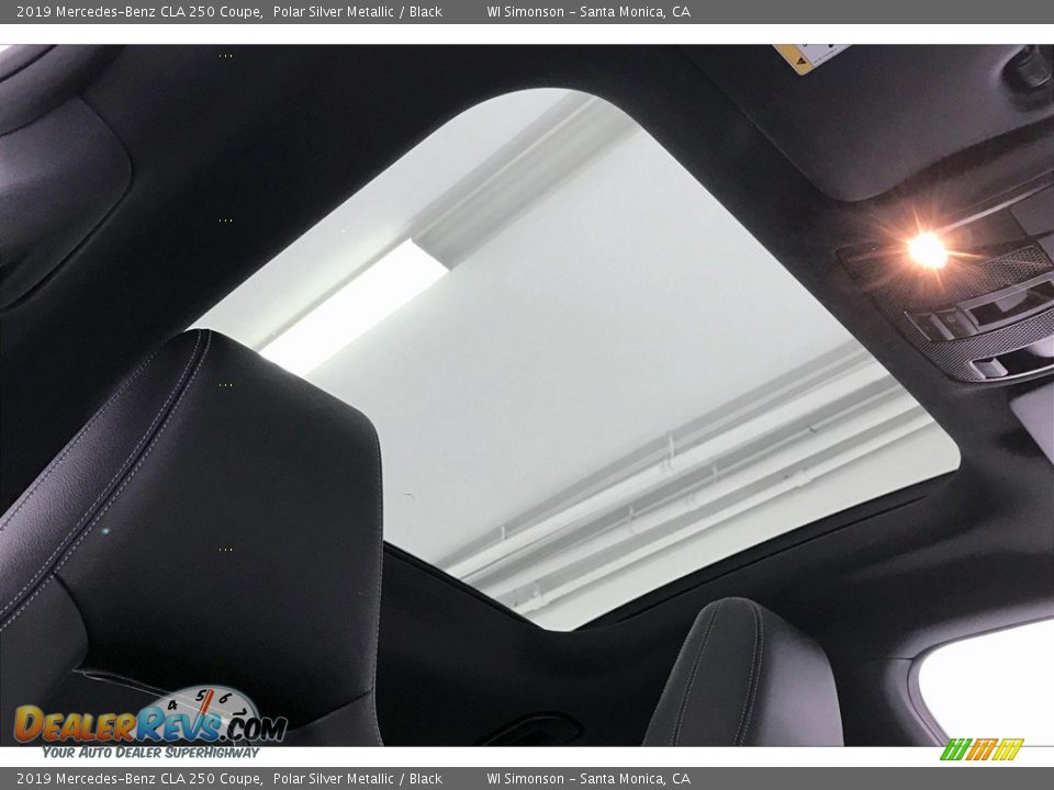 2019 Mercedes-Benz CLA 250 Coupe Polar Silver Metallic / Black Photo #29