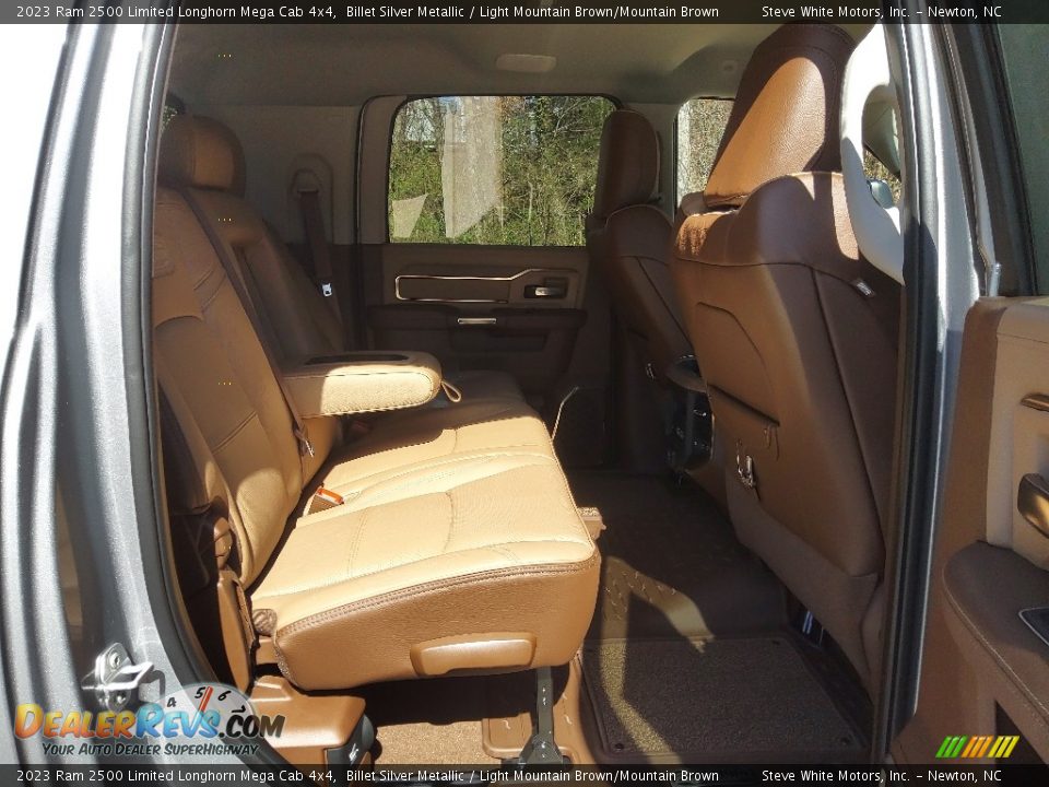 Rear Seat of 2023 Ram 2500 Limited Longhorn Mega Cab 4x4 Photo #18