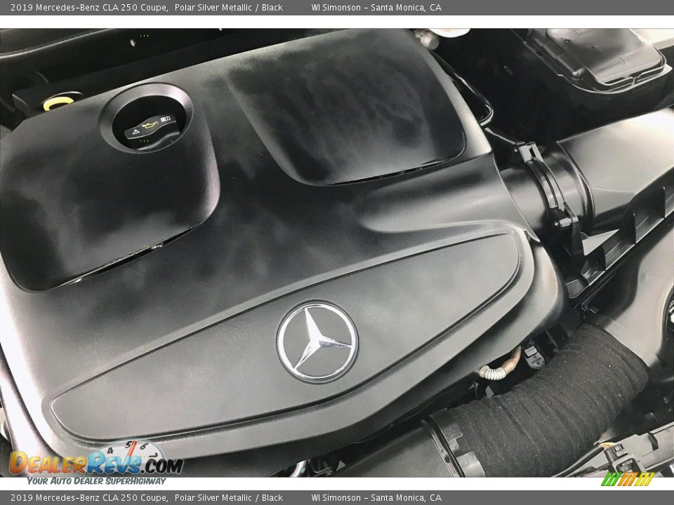 2019 Mercedes-Benz CLA 250 Coupe Polar Silver Metallic / Black Photo #31