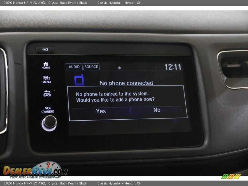 2020 Honda HR-V EX AWD Crystal Black Pearl / Black Photo #11