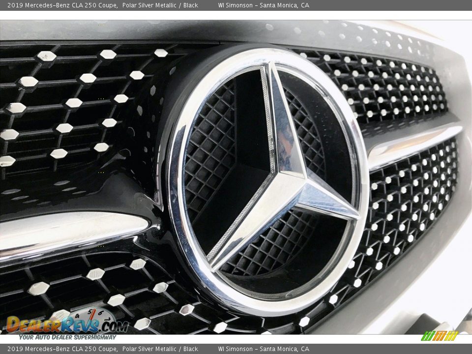 2019 Mercedes-Benz CLA 250 Coupe Polar Silver Metallic / Black Photo #33