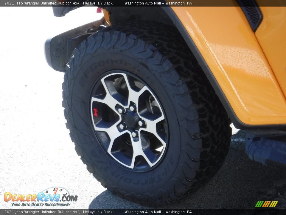 2021 Jeep Wrangler Unlimited Rubicon 4x4 Wheel Photo #14