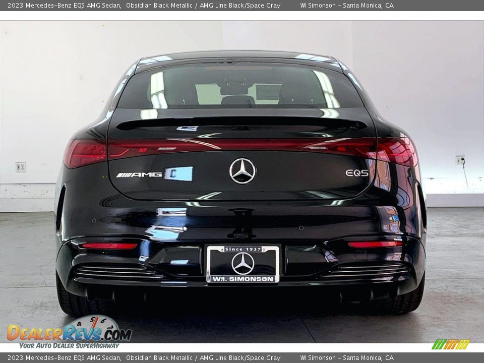 2023 Mercedes-Benz EQS AMG Sedan Obsidian Black Metallic / AMG Line Black/Space Gray Photo #3