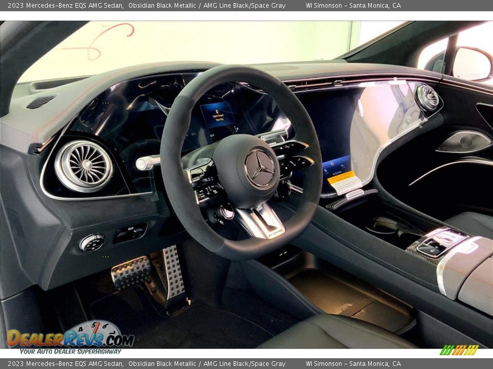 AMG Line Black/Space Gray Interior - 2023 Mercedes-Benz EQS AMG Sedan Photo #4