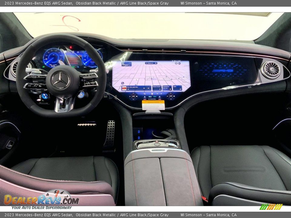 Dashboard of 2023 Mercedes-Benz EQS AMG Sedan Photo #6