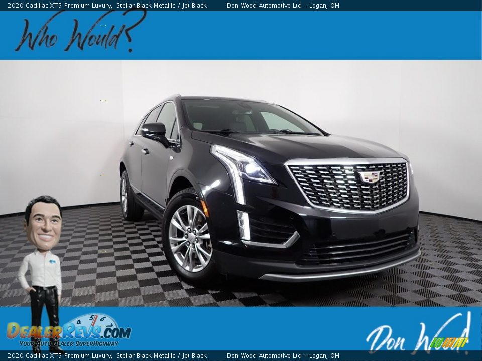 2020 Cadillac XT5 Premium Luxury Stellar Black Metallic / Jet Black Photo #1