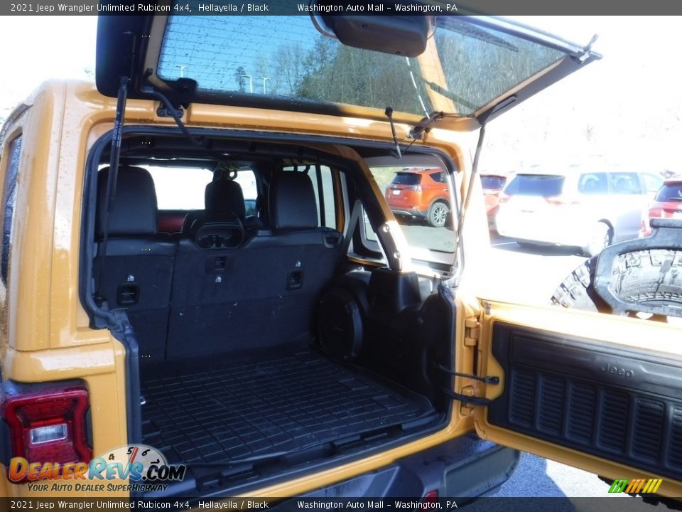 2021 Jeep Wrangler Unlimited Rubicon 4x4 Hellayella / Black Photo #30
